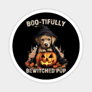 Creepy Canine Crew Dog Witch Halloween Magnet